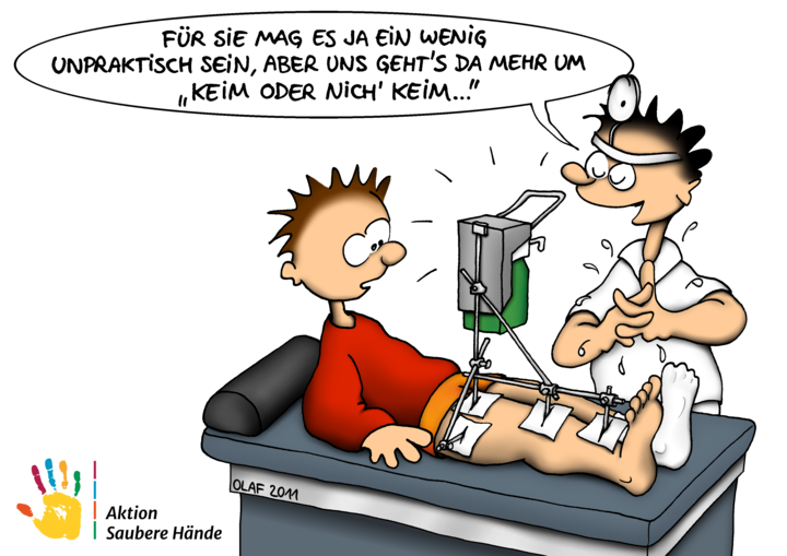 Cartoon Unpraktisch (transparent)